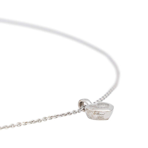 Collier Chopard Collier  Or blanc Diamant 58 Facettes 5114922CN
