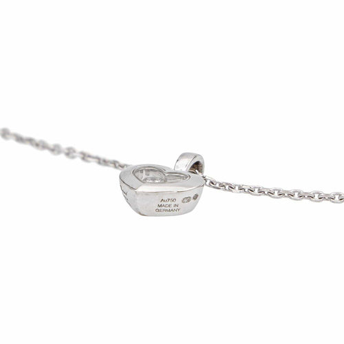 Collier Chopard Collier  Or blanc Diamant 58 Facettes 5114922CN