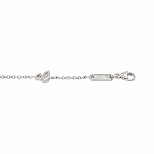 Collier Chopard Collier  Or blanc Diamant 58 Facettes 5114922CN