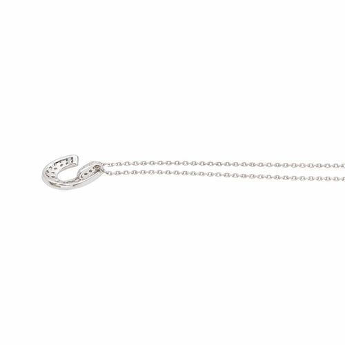 Collier Collier  Or blanc Diamant 58 Facettes 4878437CN