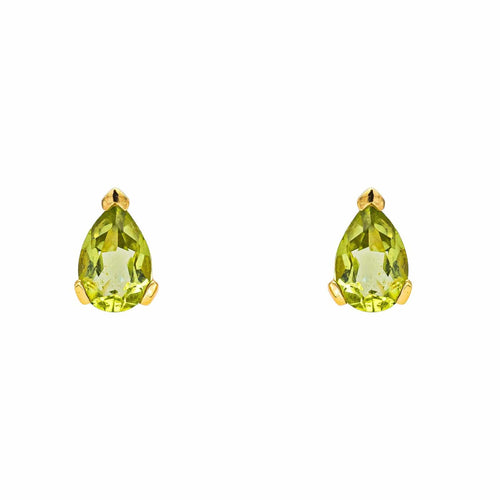 Boucles d'oreilles Boucles d'oreilles Puces Or jaune Péridot 58 Facettes 5276264RV