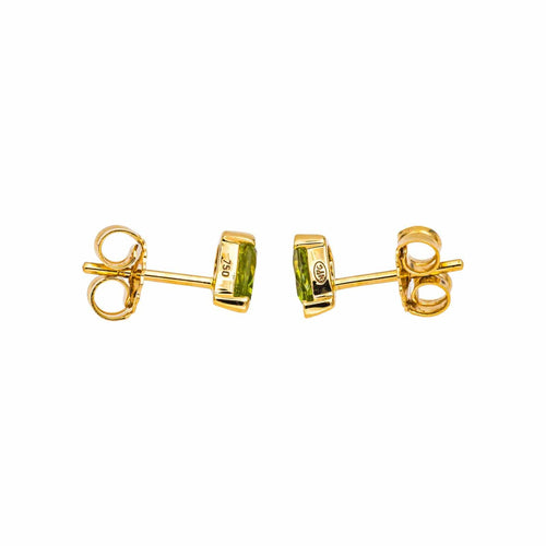 Boucles d'oreilles Boucles d'oreilles Puces Or jaune Péridot 58 Facettes 5276264RV