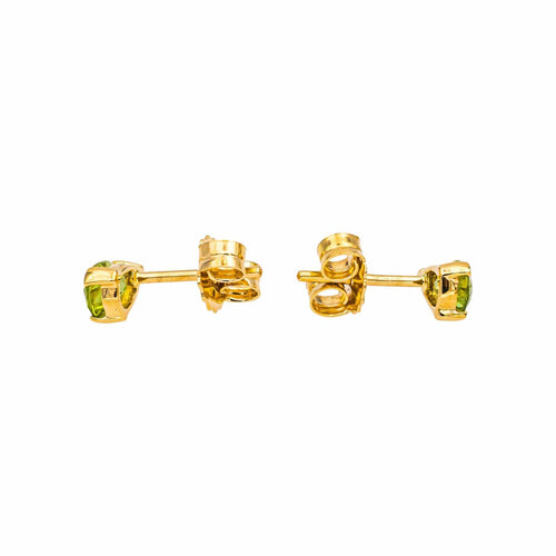 Boucles d'oreilles Boucles d'oreilles Puces Or jaune Péridot 58 Facettes 5276264RV