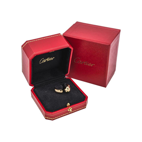Bague 55 Cartier Bague Panthère Or jaune Tsavorite, Onyx 58 Facettes 5422031RV