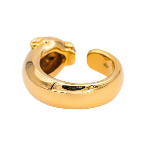 Bague 55 Cartier Bague Panthère Or jaune Tsavorite, Onyx 58 Facettes 5422031RV