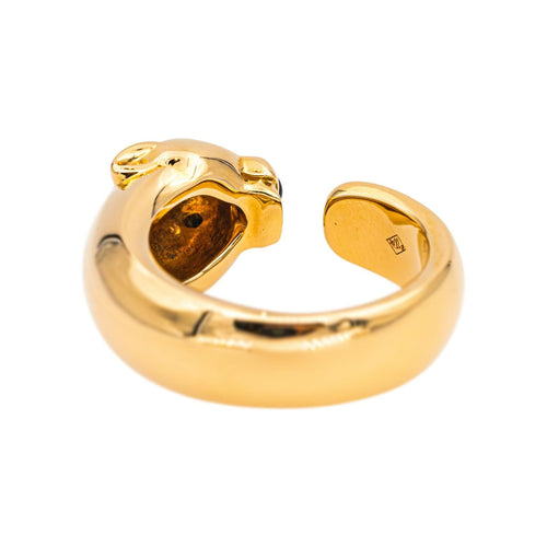 Bague 55 Cartier Bague Panthère Or jaune Tsavorite, Onyx 58 Facettes 5422031RV