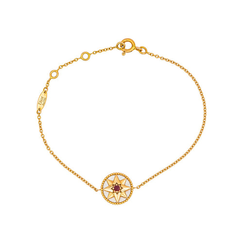 Bracelet Dior Bracelet Rose des vents Or jaune Rubis, Nacre 58 Facettes 5422034RV