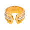 Bague 51 Cartier Bague C Or jaune, Or rose, Or blanc 58 Facettes 5422044RV