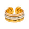 Bague 51 Cartier Bague C Or jaune, Or rose, Or blanc 58 Facettes 5422044RV