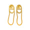 Boucles d'oreilles Hermès Boucles d'oreilles Pendantes Chaîne d'ancre Or jaune 58 Facettes 5422118RV
