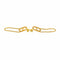 Boucles d'oreilles Hermès Boucles d'oreilles Pendantes Chaîne d'ancre Or jaune 58 Facettes 5422118RV