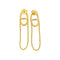 Boucles d'oreilles Hermès Boucles d'oreilles Pendantes Chaîne d'ancre Or jaune 58 Facettes 5422118RV