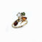 Bague 52 Bague Tutti Frutti en or jaune 18 carats et pierres fines colorées 58 Facettes