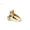 Bague 54 Bague haute joaillerie en or bicolore 18k avec rubis, saphirs et diamants 58 Facettes 50424