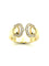 Bague 56 Cartier C de Cartier - Bague en or jaune 18K et diamants 58 Facettes Cartier bague