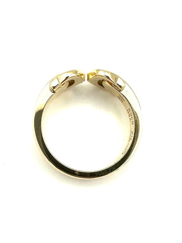 Bague 56 Cartier C de Cartier - Bague en or jaune 18K et diamants 58 Facettes Cartier bague