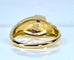 Bague 50 Bague jonc en or jaune 18 carats avec diamant et rubis 58 Facettes AB679