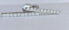 Boucles d'oreilles Alain Roure - Boucles d’oreilles pendantes en or blanc 18 ct et diamants 58 Facettes earrings