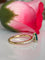 Bague 55 Bague de fiançailles - Taille poire en or jaune 18 ct, émeraude et diamants 58 Facettes ring