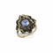 Bague 56 Bague en or jaune 14K avec saphir et diamants 58 Facettes 1055