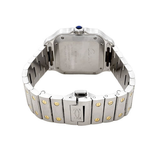 Montre Montre Cartier, "Santos", acier et or. 58 Facettes 35389