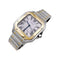 Montre Montre Cartier, "Santos", acier et or. 58 Facettes 35389