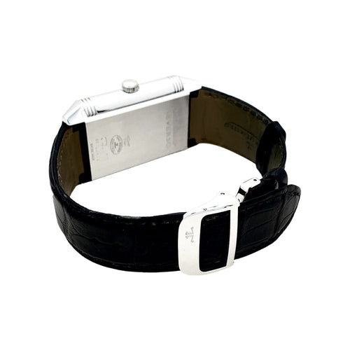 Montre Montre Jaeger-Lecoultre , « Grande Reverso 986 Duodate », acier, cuir. 58 Facettes 35326