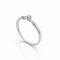 Bague 50 Solitaire - Bague en or blanc 18 carats et diamant 58 Facettes Solitaire - en or blanc 18 carats et diamant