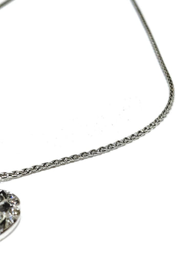 Collier Collier cœur - Pendentif en or blanc 750 et diamants 58 Facettes 1716769