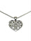 Collier Collier cœur - Pendentif en or blanc 750 et diamants 58 Facettes 1716769