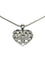 Collier Collier cœur - Pendentif en or blanc 750 et diamants 58 Facettes 1716769