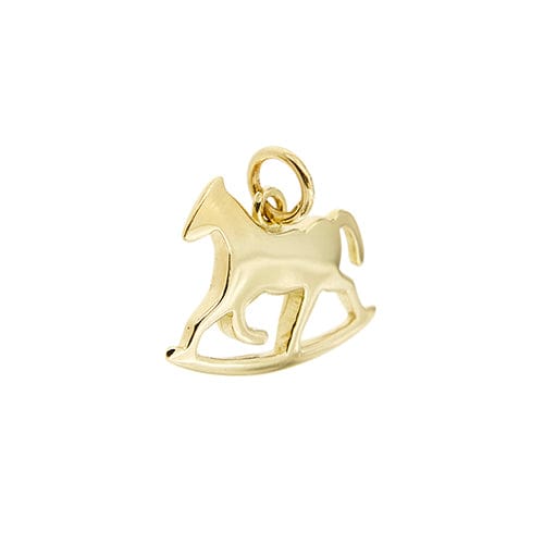 Pendentif Dodo - Pendentif cheval à bascule en or jaune 18 ct 58 Facettes 38636