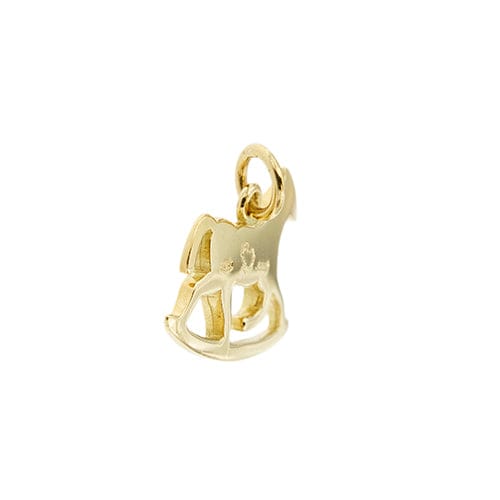 Pendentif Dodo - Pendentif cheval à bascule en or jaune 18 ct 58 Facettes 38636