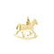 Pendentif Dodo - Pendentif cheval à bascule en or jaune 18 ct 58 Facettes 38636