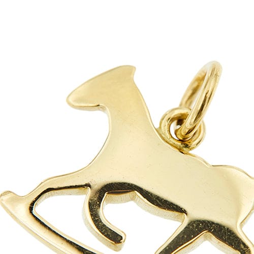 Pendentif Dodo - Pendentif cheval à bascule en or jaune 18 ct 58 Facettes 38636