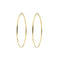 Boucles d'oreilles Boucles d’oreilles créoles grandes en or jaune 18 ct 58 Facettes 41064