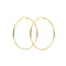 Boucles d'oreilles Boucles d’oreilles créoles grandes en or jaune 18 ct 58 Facettes 41064