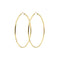 Boucles d'oreilles Boucles d’oreilles créoles grandes en or jaune 18 ct 58 Facettes 41064