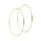 Boucles d'oreilles Boucles d’oreilles créoles grandes en or jaune 18 ct 58 Facettes 41064