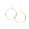 Boucles d'oreilles Boucles d’oreilles créoles grandes en or jaune 18 ct 58 Facettes 41064