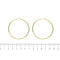 Boucles d'oreilles Boucles d’oreilles créoles grandes en or jaune 18 ct 58 Facettes 41064