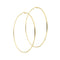 Boucles d'oreilles Boucles d’oreilles créoles très grandes en or jaune 18 ct 58 Facettes 35199