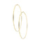Boucles d'oreilles Boucles d’oreilles créoles très grandes en or jaune 18 ct 58 Facettes 35199