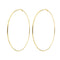 Boucles d'oreilles Boucles d’oreilles créoles très grandes en or jaune 18 ct 58 Facettes 35199