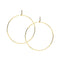Boucles d'oreilles Boucles d’oreilles créoles très grandes en or jaune 18 ct 58 Facettes 35199