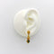 Boucles d'oreilles Cannetille indienne - Boucles d’oreilles pendantes en or jaune 22K émaillé 58 Facettes