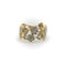 Bague Bague vintage fleurie en filigrane en or 14k et diamants 58 Facettes A20046
