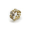 Bague Bague vintage fleurie en filigrane en or 14k et diamants 58 Facettes A20046