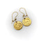 Boucles d'oreilles Époque victorienne - Boucles d’oreilles love tokens en or 22K 58 Facettes
