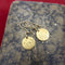 Boucles d'oreilles Époque victorienne - Boucles d’oreilles love tokens en or 22K 58 Facettes